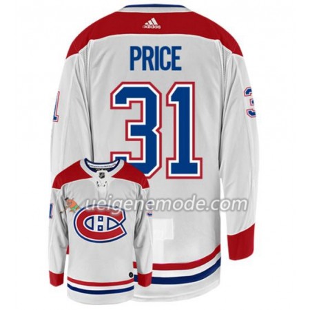 Herren Eishockey Montreal Canadiens Trikot CAREY PRICE 31 Adidas Weiß Authentic
